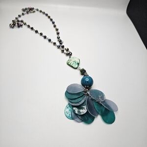 Teal an Purple Necklace